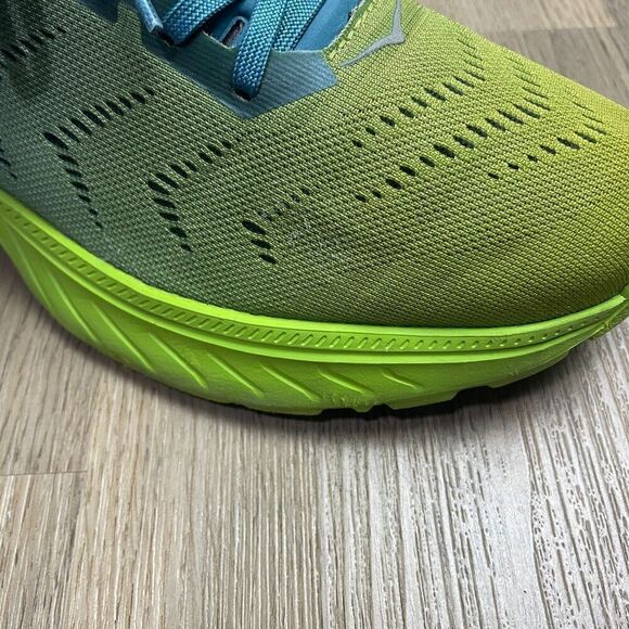 Hoka One One Mens 10.5 Blue Mach 2 Running Walking Low Top Laced Up - Picture 6 of 11